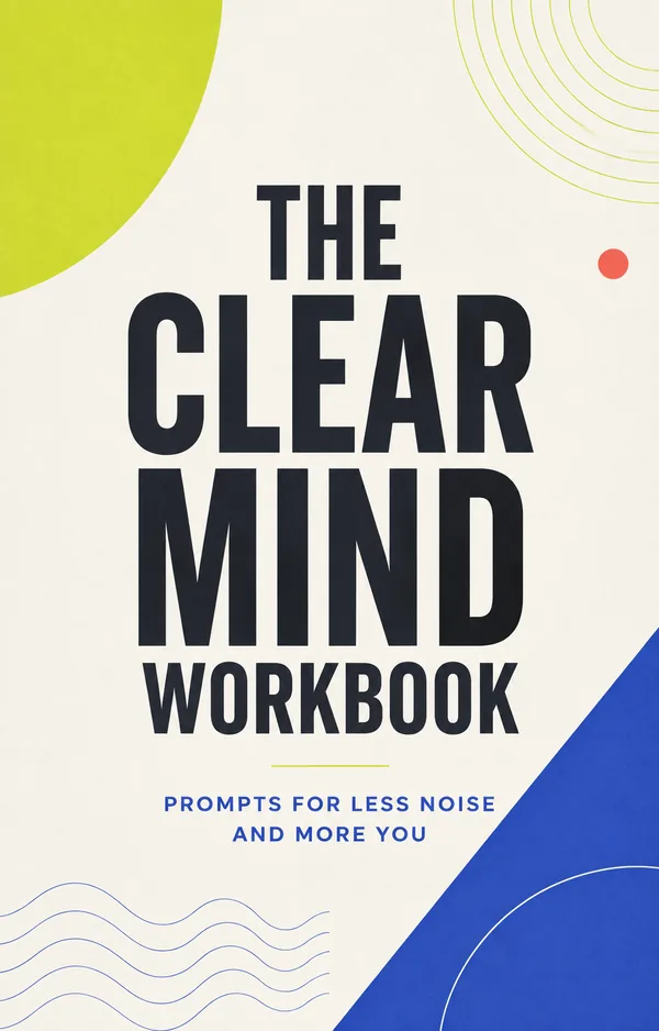 The Clear Mind Workbook — ebook cover made with EarnDraft