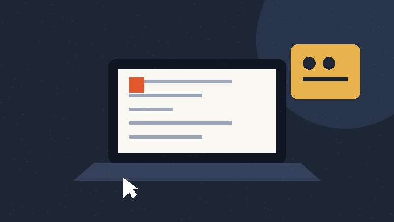 Laptop with a chapter outline, floating toolbar, and cursor