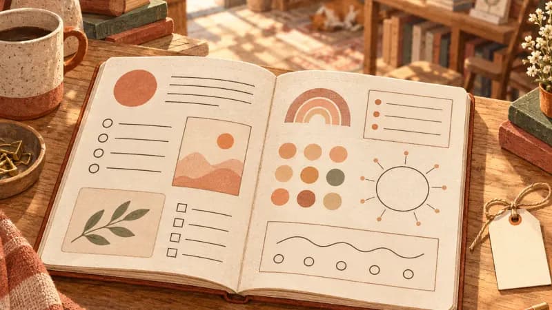 Free preview of a workbook with exercises, cover, and live page