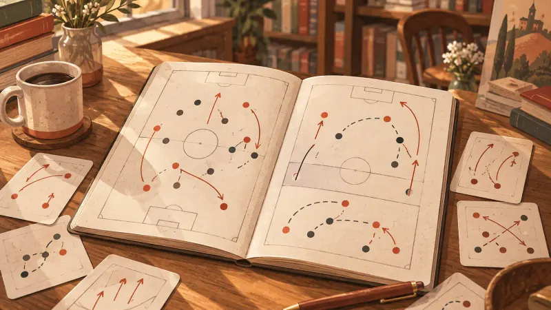A playbook draft with ordered plays, steps, cover, and files